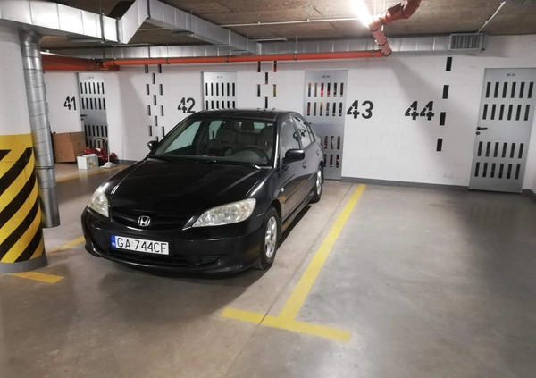 Honda Civic cena 8000 przebieg: 348000, rok produkcji 2004 z Gdynia małe 106